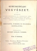 Bacskay Miklós Tivadar - Kereskedelmi vegyészet