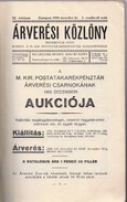 Online antikvárium: A M. Kir. Postatakarékpénztár Árverési csarnokának 1930 decemberi aukciója