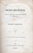 Online antikvárium: Budai regesták