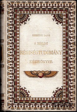 Könyv: A bibliai régiségtudomány kézikönyve.