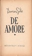 Online antikvárium: De Amore. Első kiadás!