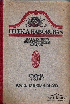 Könyv: Lélek a háborúban. Első kiadás!