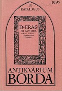 Online antikvárium: A Borda antikvárium: 8, 19, és 20. ajánlójegyzéke