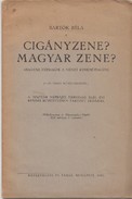 Online antikvárium: Cigányzene? Magyar zene? Különlenyomat