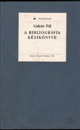 Online antikvárium: A bibliográfia kézikönyve. A legfontosabb bibliográfiai segédkönyvek