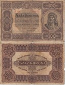 Online antikvárium: 100 Korona, 1920.
