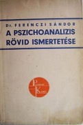 Online antikvárium: A pszichoanalizis rövid ismertetése